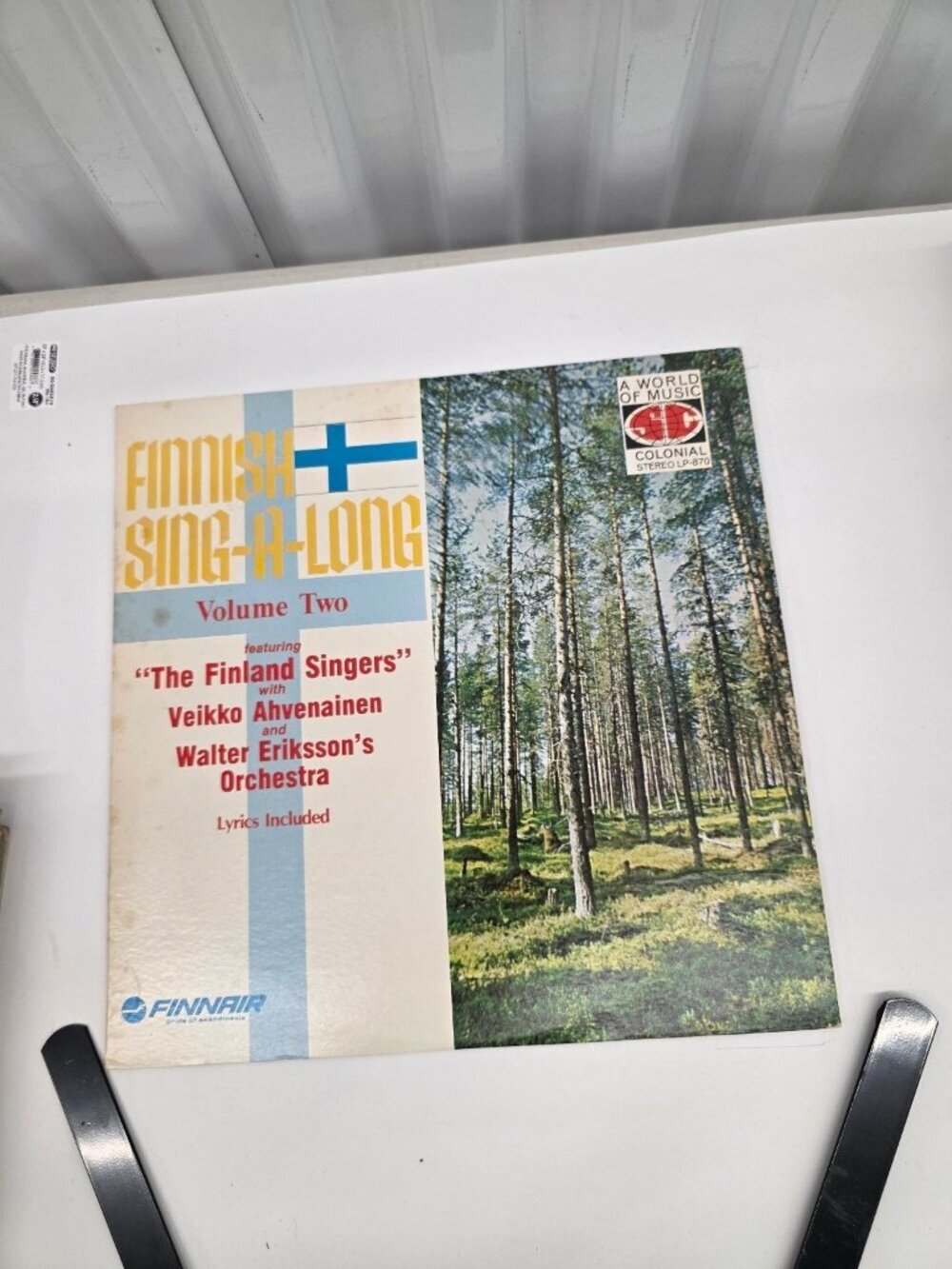 Finland Singers – Finnish Sing-A-Long Vol Two LP Colonial Folk Stereo 33 RPM